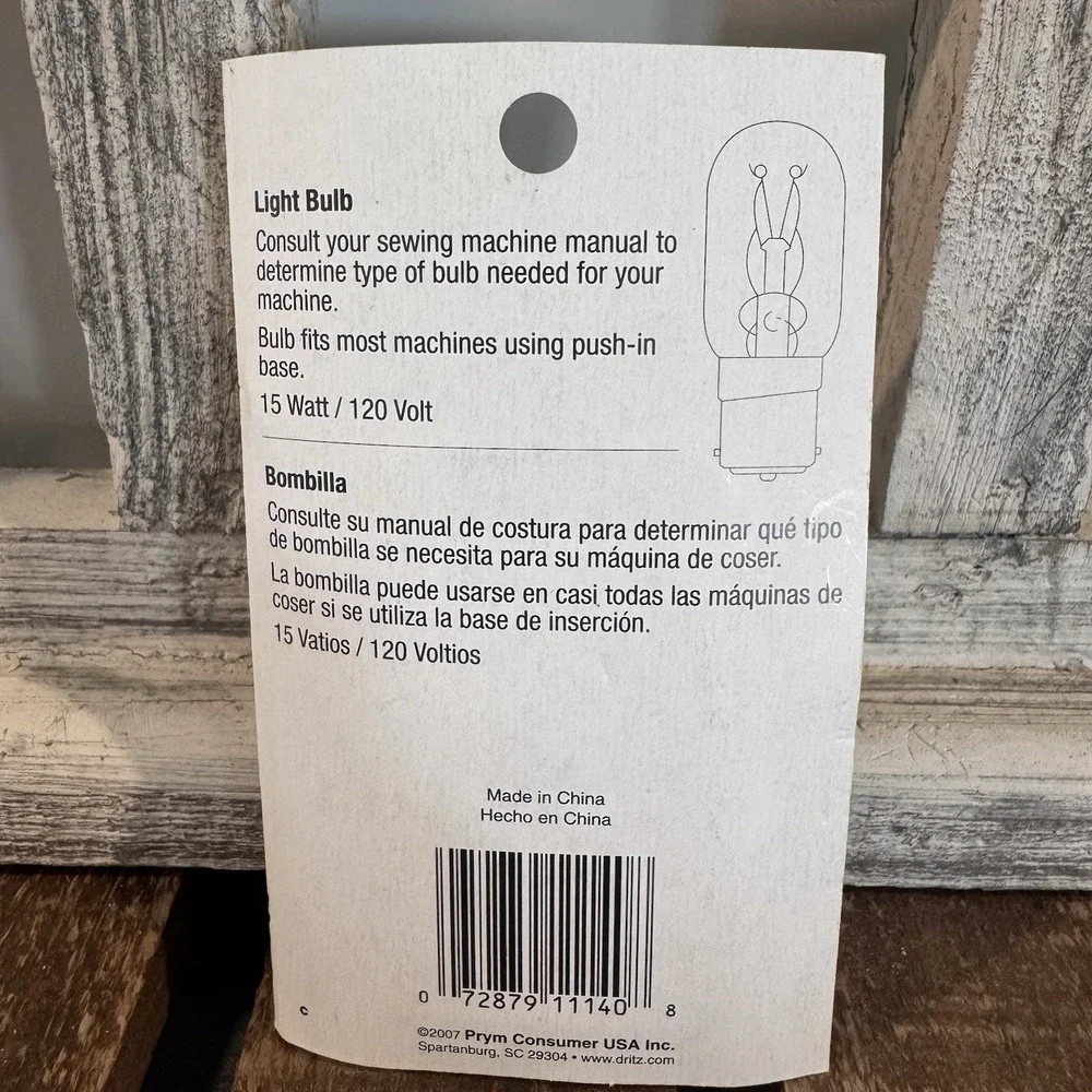 Dritz Sewing Machine Light Bulb 910